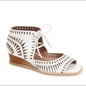NEW Jeffrey Campbell Rodillo Lo Wedge Sandal